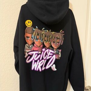 Black Graphic Hoodie